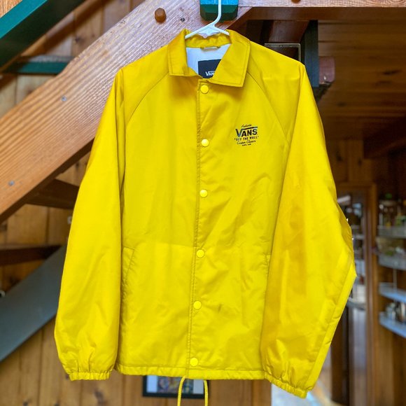 vans torrey jacket yellow